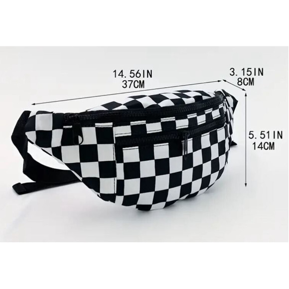 Fanny Pack Crossbody Waist Bag Adjustable Strap Multiple Pocket - Picture 3 of 5
